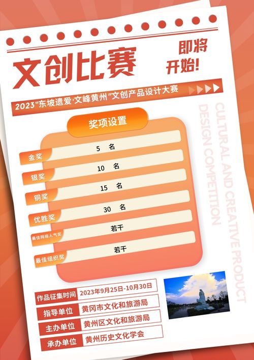 2023東坡遺愛 文峰黃州 數字內容賦能文創，設計大賽現征集